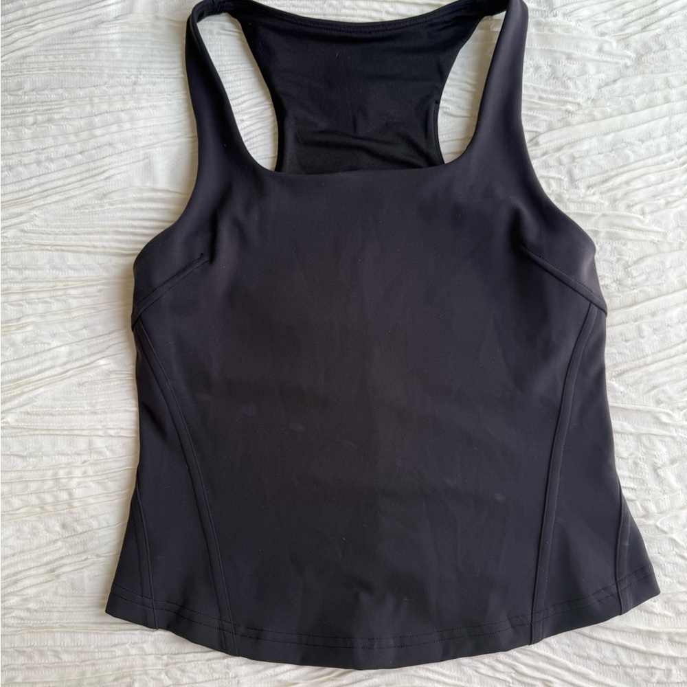 Black Racerback Tank Top